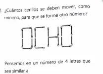 Reto Matemático Viral: Mueve los Cerillos para Convertir "OCHO" en un Nuevo Número