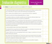 Evaluación diagnóstica de Física 1 BGU: preguntas de verdadero y falso explicadas