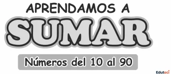 Aprendamos a sumar del 10 al 90 – Cuaderno de trabajo de Matemática básica
