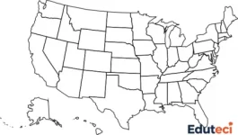 Mapa mudo de Estados Unidos para completar estados e imprimir