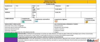 Planificación Educación Física 7mo EGB - 2do Trimestre (DUA y ERCA) | Recurso Docente