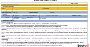 Planificación Curricular Anual (PCA) 7mo EGB - 4 Áreas | Archivo Docente