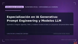 Especialización en IA Generativa y Prompt Engineering: De los Fundamentos a Agentes Autónomos